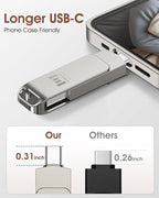 MOSDART 64GB USB3.1 Fast Speed C and A Dual Flash Drive, exFAT Memory Stick - Image 6