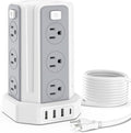 Power Strip Surge Protector, 10 Ft Extension Cord by SMALLRT