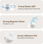 AGPTEK 8 Pack Magnetic Cable Clips, Upgraded 360° Rotatable Cord Holder Clips - Image 2
