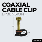 BEST CONNECTIONS Coaxial Cable Clips - Image 2