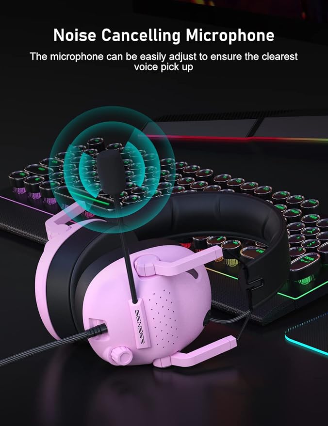 SENZER SG500 Surround Sound Pro Gaming Headset - Image 5