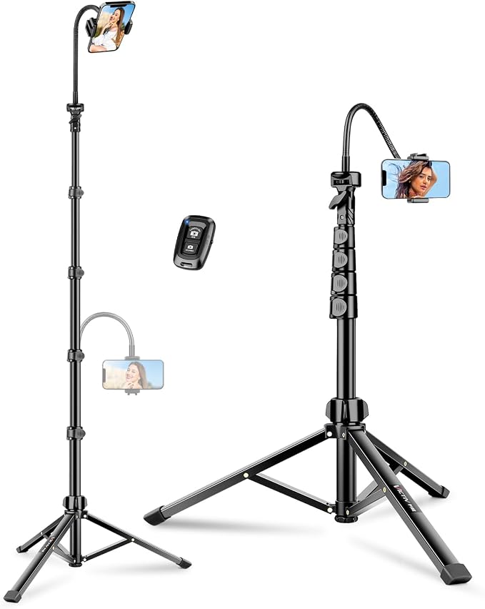 86" Tripod for iPhone, Stable & Tall Phone Tripod by Victiv