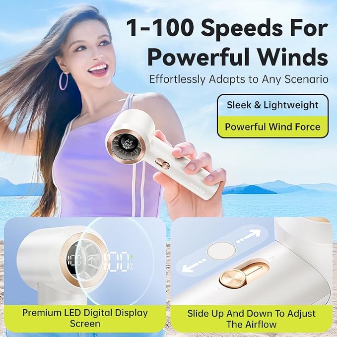 Portable Fan For Travel Mini: Small Pocket Handheld Personal Rechargeable - Image 4
