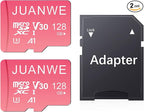 JUANWE 128GB Micro SD Card 2 Pack microSDXC Memory Card by JUANWE