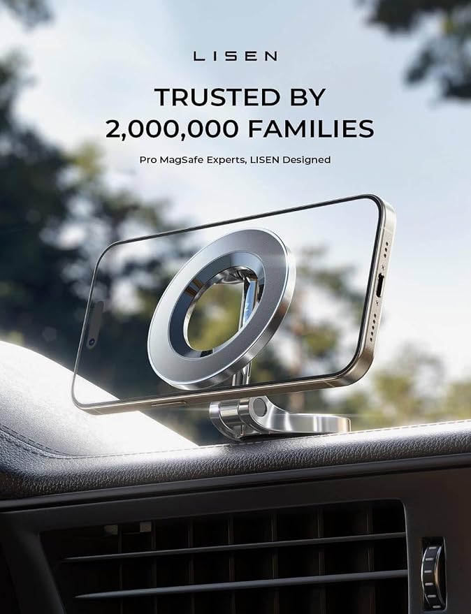 LISEN for Magsafe Car Mount, Ultra Magnetic Phone Holder for Car Dashboard - Image 7