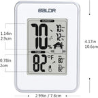 BALDR Digital Thermometer Hygrometer Monitor Indoor Temperature & Humidity Gauge - Image 2