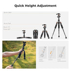 K&F CONCEPT Mini Desktop Tripod, 20.5''/ 52cm Compact Desk Tripod - Image 4