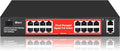 STEAMEMO 16 Port Gigabit PoE Switch, Smart Managed Gigabit Ethernet Switch by STEAMEMO