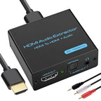 VPFET HDMI Audio Extractor 4K HDMI to Optical 3.5mm AUX Audio Adapter Splitter by VPFET