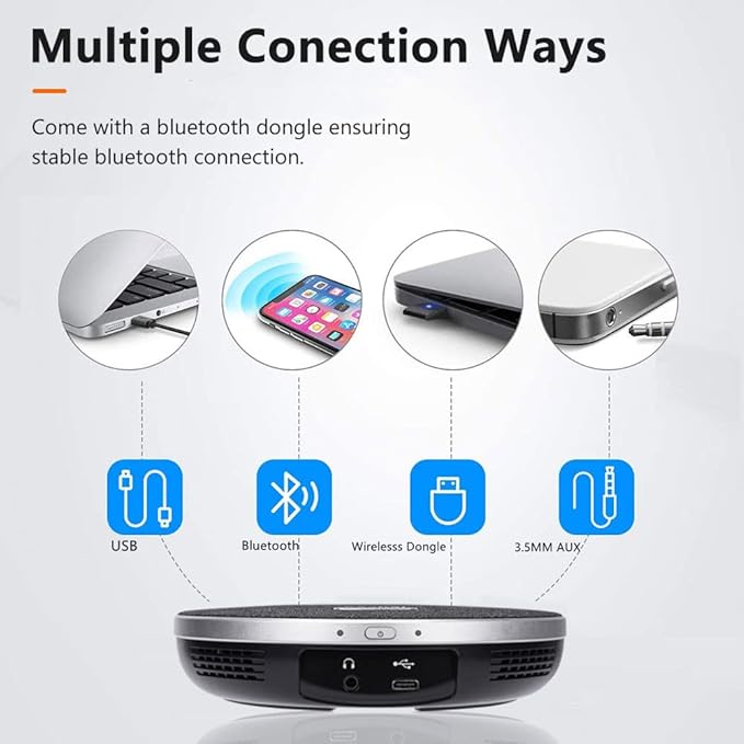 TONGVEO All-in-One Conference Room Video Camera System Bundle HD 1080P 60fps 3X - Image 3