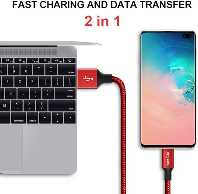 etguuds 6.6ft USB A to USB C Cable 3A Fast Charging, - Image 4