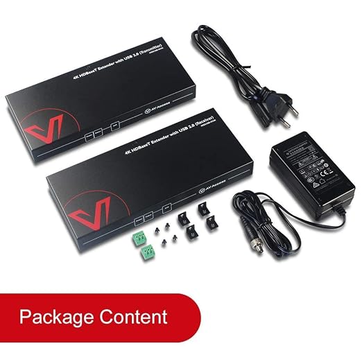 AV Access HDMI USB Extender KVM, 100m/330ft 4K 60Hz 1080p 120Hz Over - Image 8