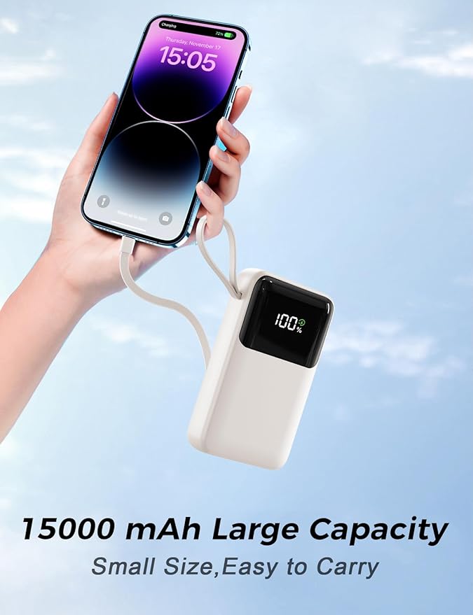 Power Bank, 15000mAh Portable Charger - Image 2