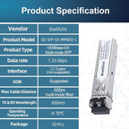 10Pcs 1.25G SFP Multi Mode Fiber Module Network Transceiver, SX MM 850nm 500m - Image 7