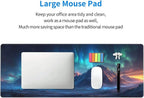 Gaming Mouse Pad Desk Pad, Extended Big Mouse Pad, 31.5x11.8 Inch Long Computer - Image 7