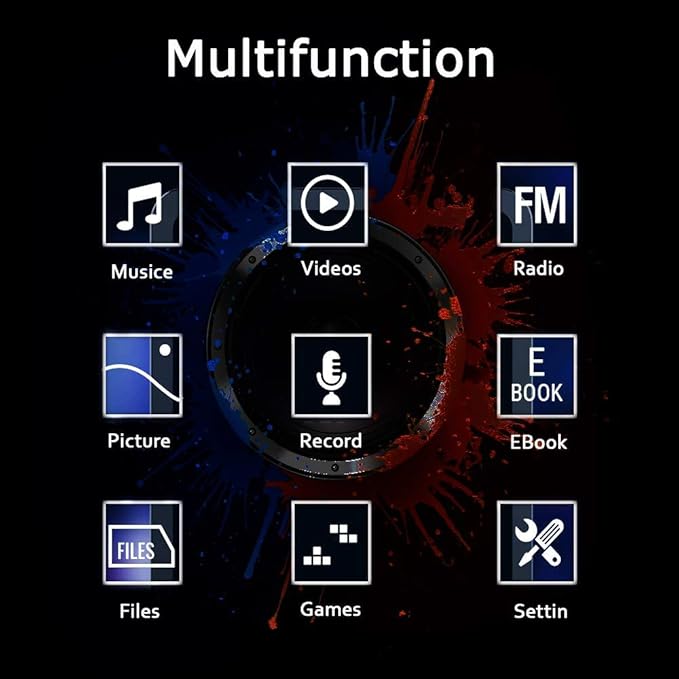 MP3 Player, Music Player with 16GB Micro SD Card, Build-in Speaker/Photo/Video - Image 2