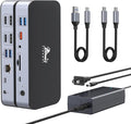DisplayLink Docking Station, 15-in-1 DisplayLink Dock by LIONWEI