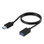 SABRENT 22AWG USB 3.0 Extension Cable A Male to A Female 3 Feet by SABRENT