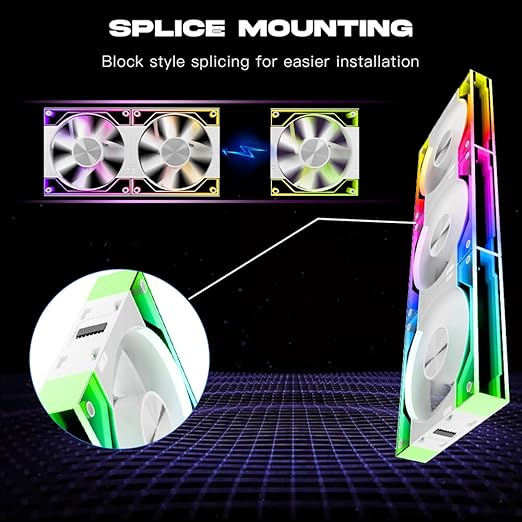 Jungle Leopard Interstellar V3 120mm PC Case Fan Infinity Mirror Module - Image 6