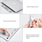 Laptop Risers for Desk, 4 Adjustable Heights Laptop Stand, Keyboard Riser - Image 9