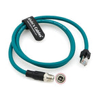 Alvin's Cables M12 8 Pin Male to RJ45 Shielded Ethernet Cable M12 X Coded 8 - Image 2
