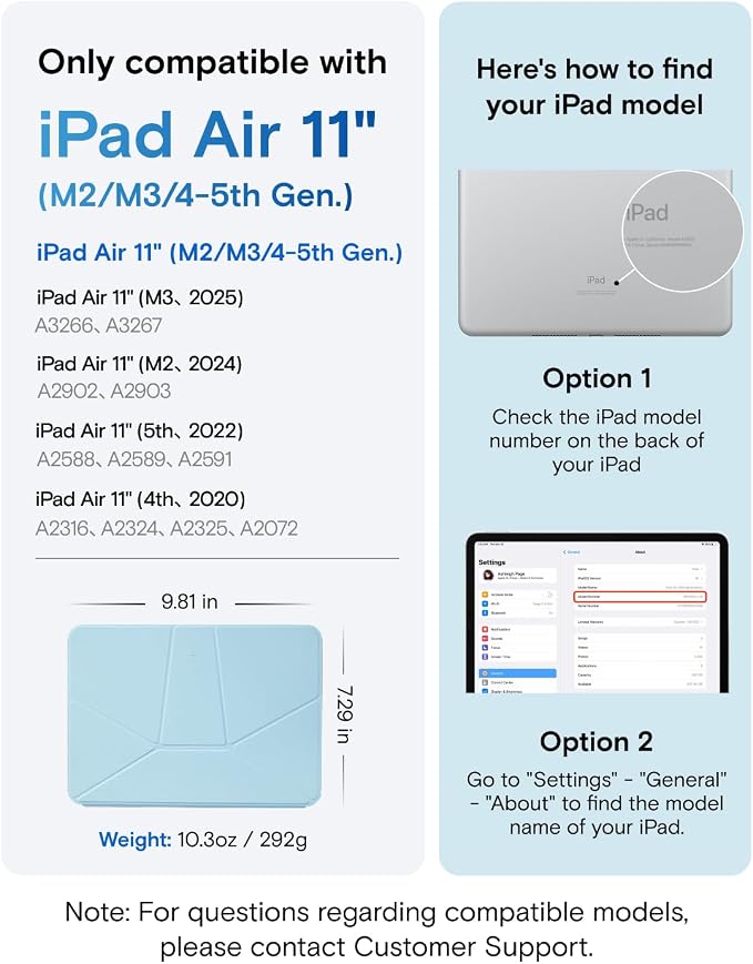MOFT Dynamic Folio Case for for iPad Air 11-inch M3 M2 2025 2024/10.9 Air 5th - Image 2