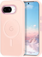 Magnetic for Google Pixel 9a Case, Shockproof Slim Translucent Matte Anti-Slip by Casehas