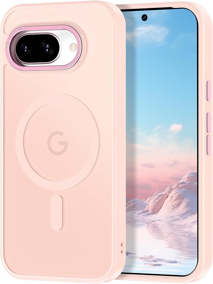 Magnetic for Google Pixel 9a Case, Shockproof Slim Translucent Matte Anti-Slip by Casehas