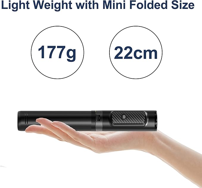 Selfie Stick Tripod with Remote Aluminum Alloy Phone Tripod Bluetooth Remote - Image 7