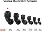 LeMotech M40 Cable Gland, 90 Degree Adjustable 26-33mm Cable Range Strain Relief - Image 6