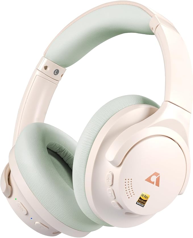 1Mii Y8+ Noise Cancelling Headphones Bluetooth, Wireless LDAC Hi-Res Audio by 1Mii