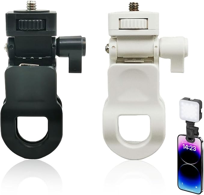 2 Packs Monitor Clip Webcam Clamp Camera Mount Screen LCD Display Top Hanger by YAFIYGI