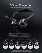 Wired Headphones with Microphone Headset - Image 6