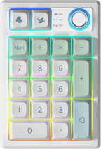 Gasket Creamy Mechanical Numpad Programmable Macro Keypad Wireless by TISHLED