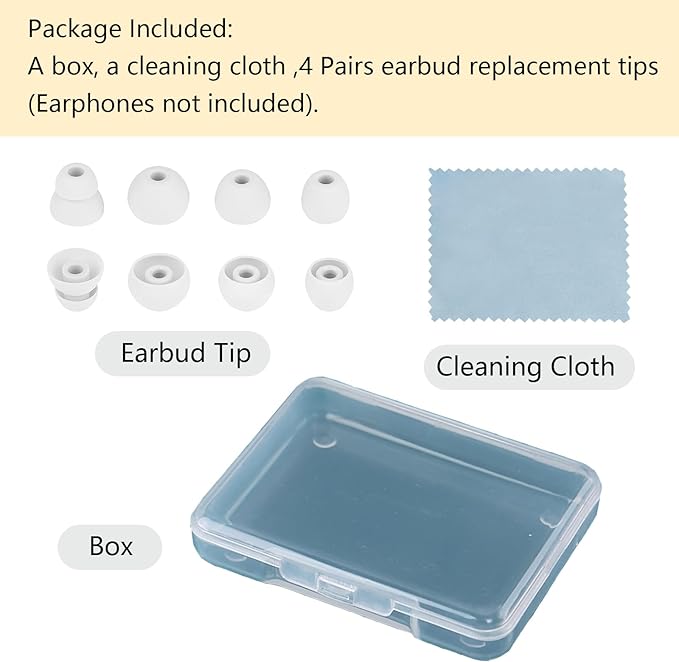 Ear Bud Covers Silicone Replacement Earbud Tips Compatible - Image 7