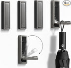 Folding Wall Hooks, 4 Pack Rustproof Zinc Alloy Folding Coat Hooks, Heavy Duty by Unknown