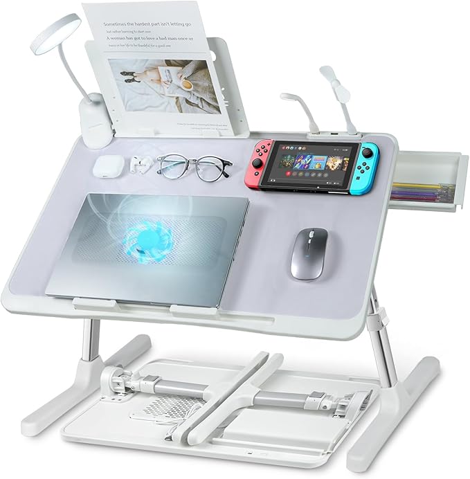 Laptop Lap Desk with Cooling Fan by IXTRA