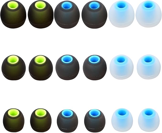 Silicone Earbud Tips Replacement Ear Tips Earbud Covers Fit Most in-Ear Earbuds by Unknown