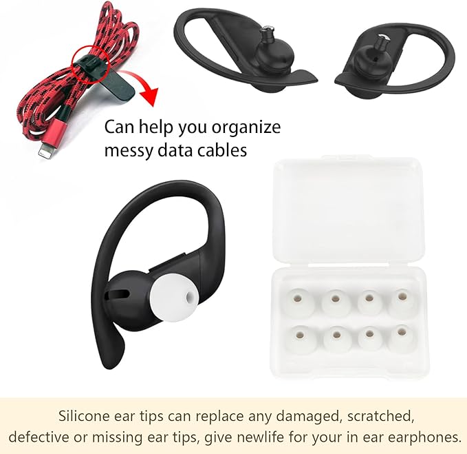 Ear Bud Covers Silicone Replacement Earbud Tips Compatible - Image 4