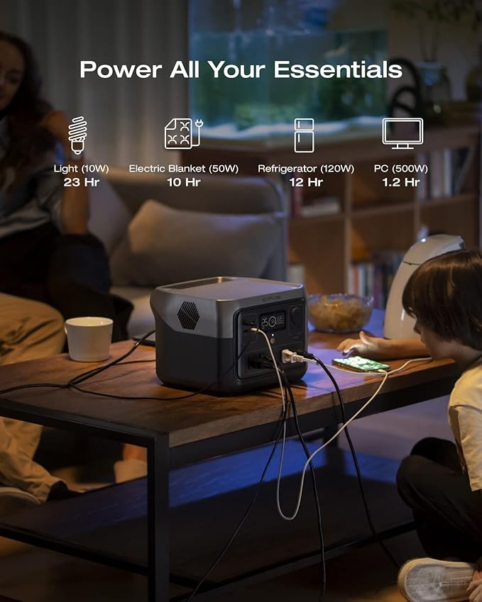 EF ECOFLOW Solar Generator RIVER 2 Pro 768Wh Portable Power Station & 160W - Image 3