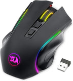 Redragon M602 Griffin RGB Gaming Mouse, RGB Spectrum Backlit Ergonomic Mouse by REDRAGON