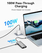 USB C to USB C Hub 10Gbps, 3 USB 3.2 Gen 2 Ports, 4K@60Hz HDMI, 100W PD - Image 4