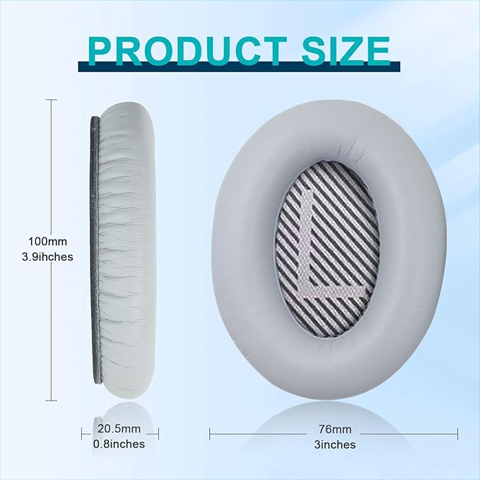 Replacement Earpads Cushions for Bose QuietComfort 35 & Quiet Comfort 35 II - Image 2