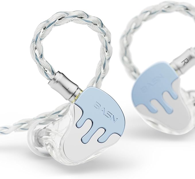 BASN BmasterX in Ear Audio Monitor, Hybrid 6 Drivers IEM Earphones by BASNAudio