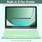 Keyboard Case for Samsung Galaxy Tab A9 Plus 5G 11 inch 2023, 7 Color Backlit - Image 5