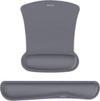 MOSISO Wrist Rest Support for Mouse Pad & Keyboard Set, Ergonomic Mousepad by MOSISO