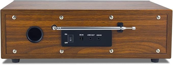 Ocean Digital WR-800 FM Wi-Fi Internet Radio Stereo Speakers Micro SD Line Out - Image 4