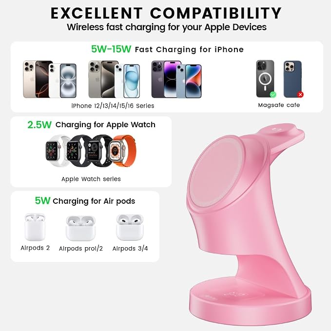 3 in 1 Wireless Charging Station - Image 3