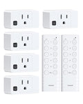 Wireless Remote Control Outlet, 200FT Long Range Remote Light Switch, Mini by treewell