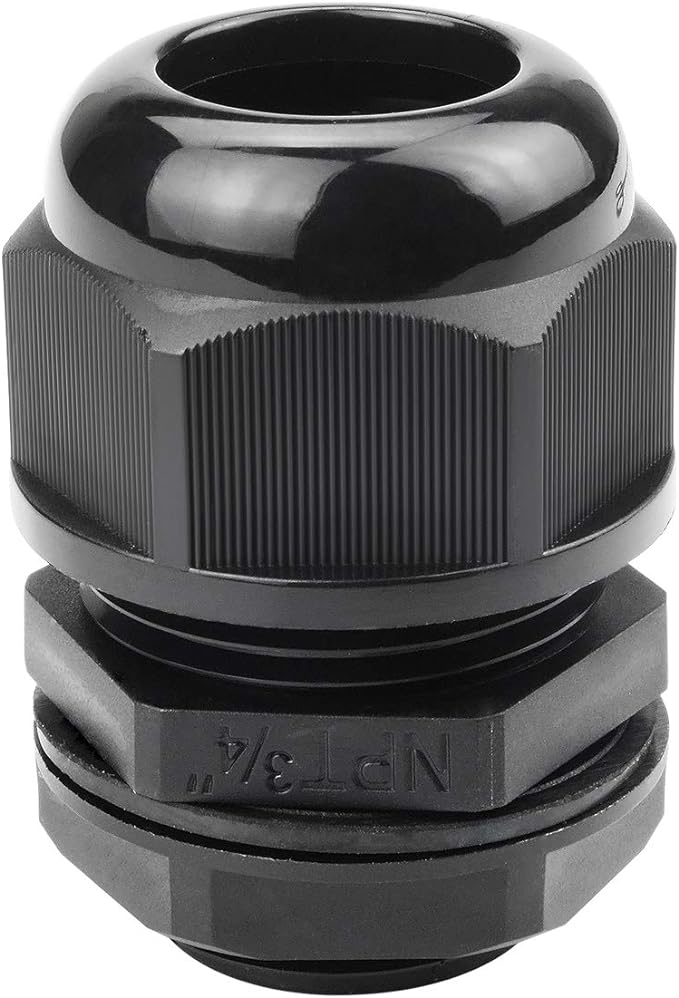 XHF 20 Pcs 3/4" IP68 Strain Relief Nylon Cord Grip Waterproof NPT Cable Glands by XHF